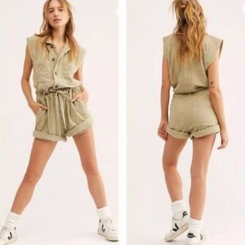 NWT Free People One Kalahari Coverall Jumper